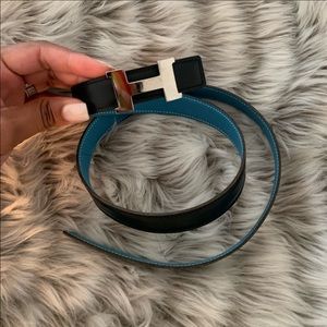 Reversible Hermes Belt